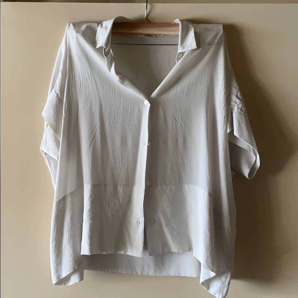 Everlane silk blouse 6